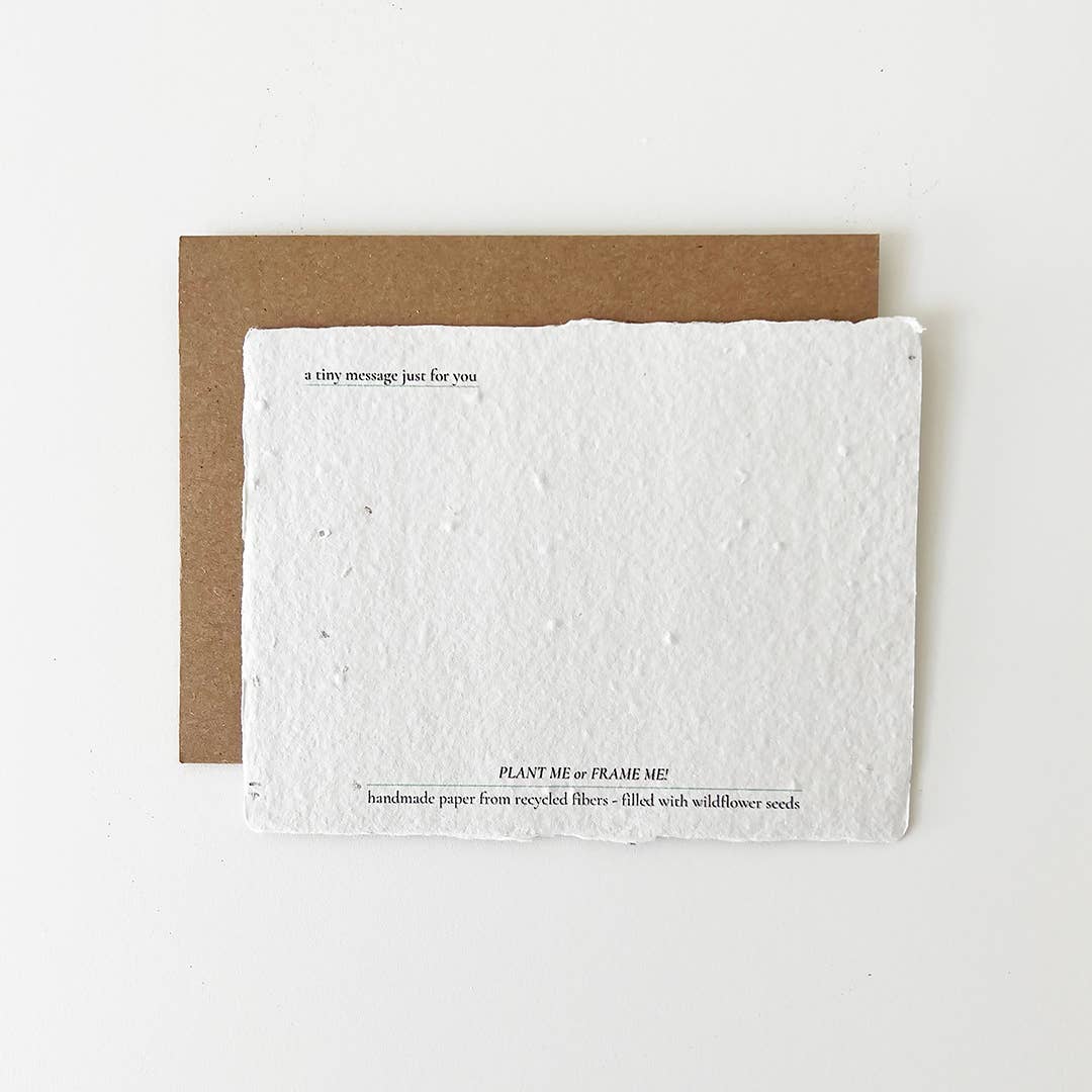 Jar of Dreams: Plantable Wildflower Card (Friend)