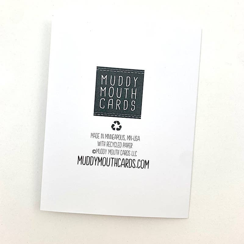 Little Judgy and Often Right birthday card