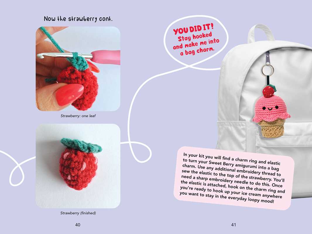 Sweet Berry: Crochet Book & Kit by