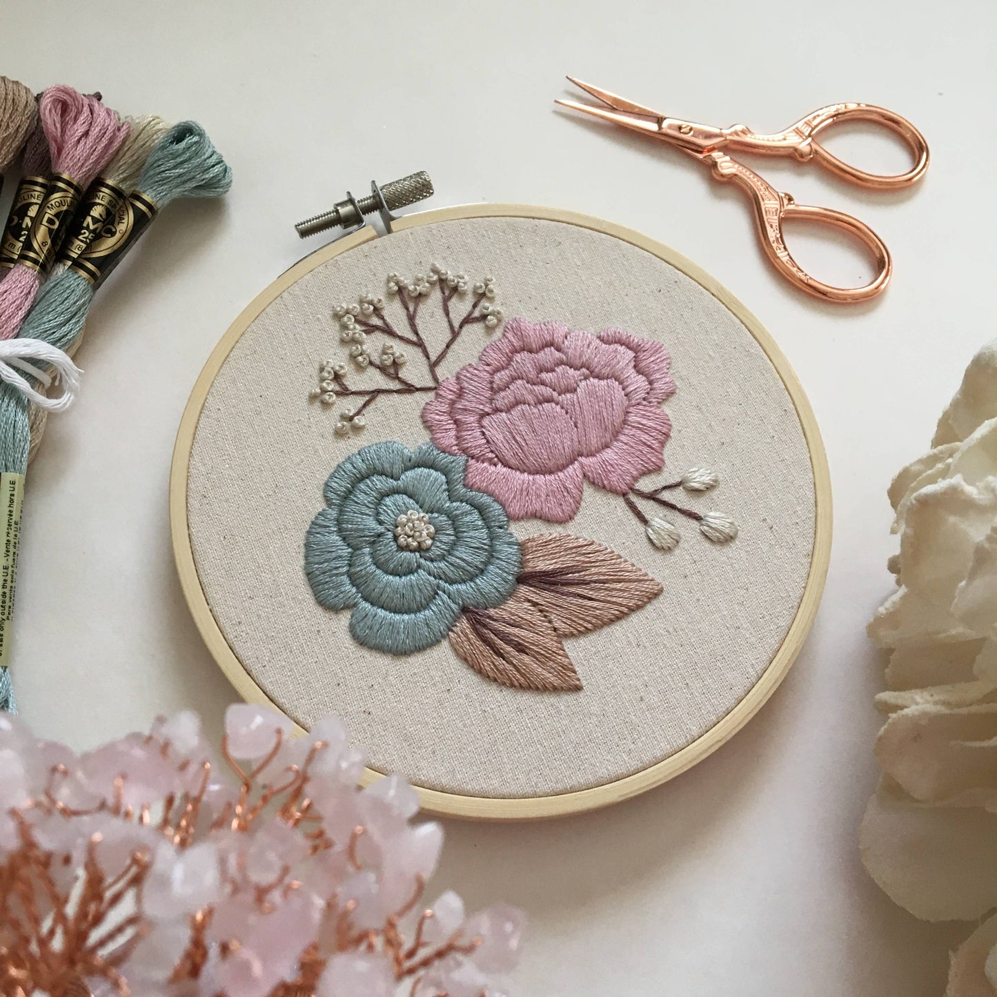 Petite Pastels Embroidery Kit