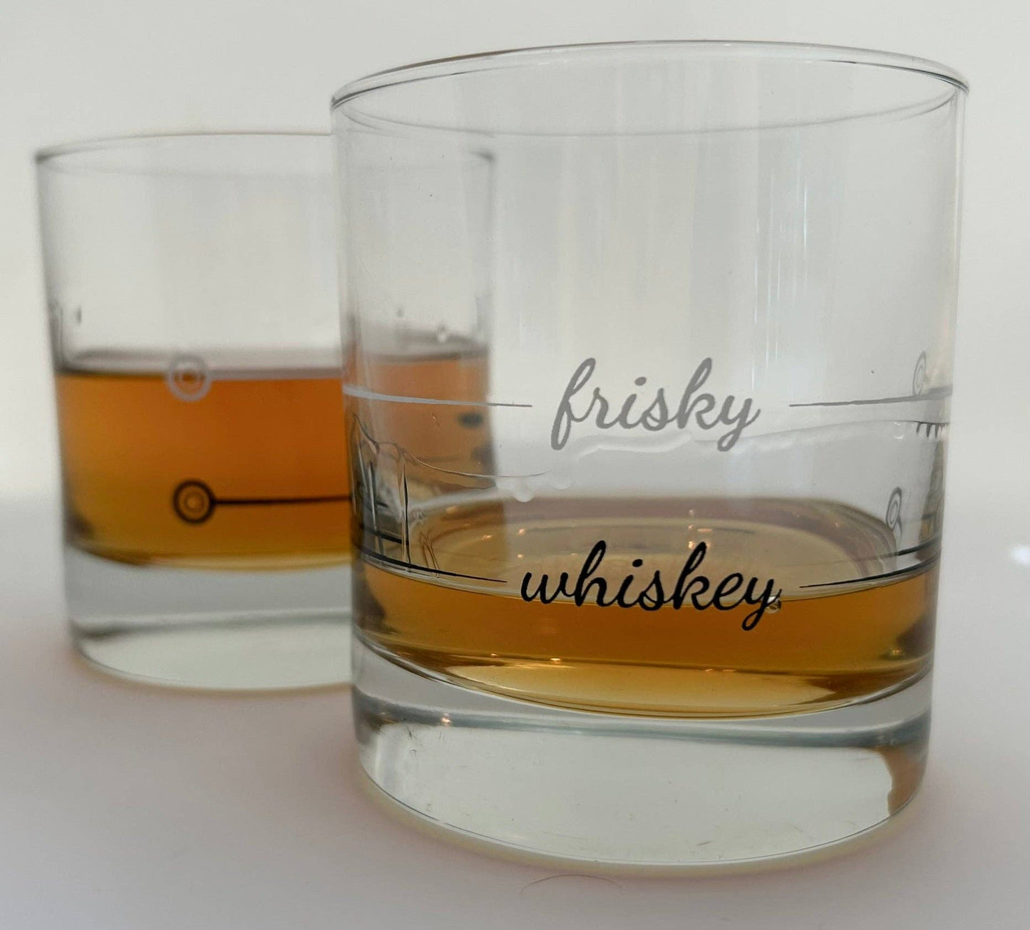 Whiskey Bourbon Glass - Set of 2 | Whiskey / Frisky