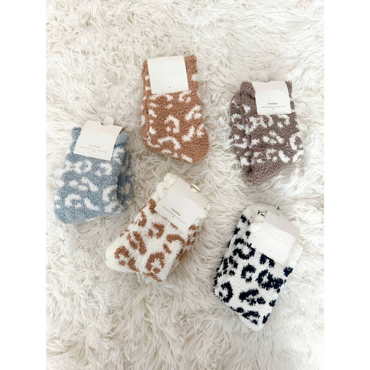 Leopard Print Socks for Women