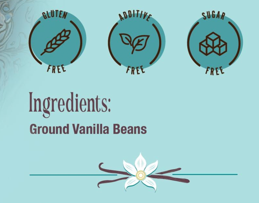 2 OZ  SINGLE-ORIGIN GOURMET PURE VANILLA BEAN POWDER