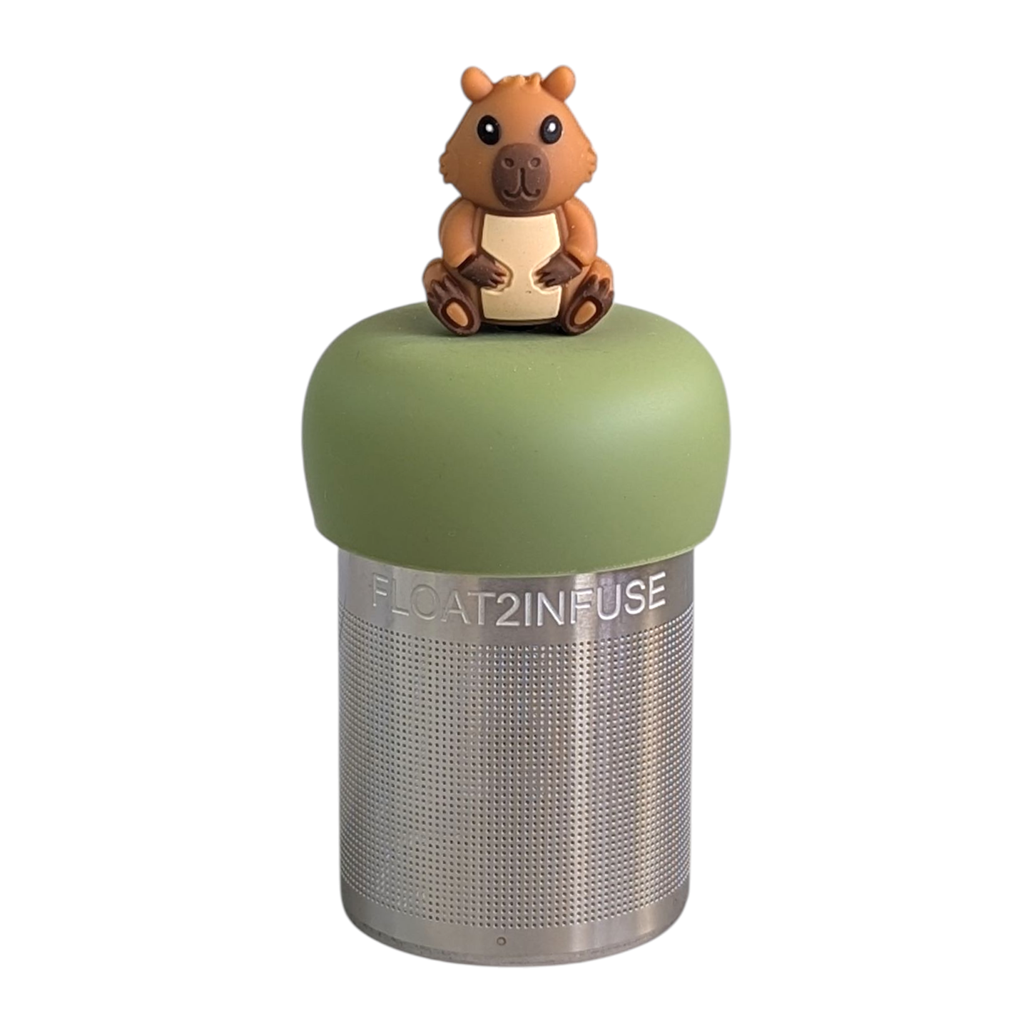 Capybara | Floating Tea Infuser | Green Base | Brown