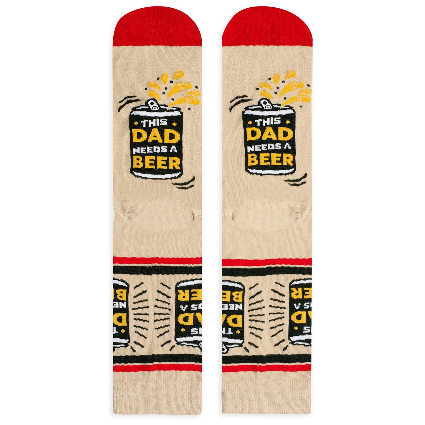 Lavley This Dad Needs A Beer Socks Funny Father's Day Gift