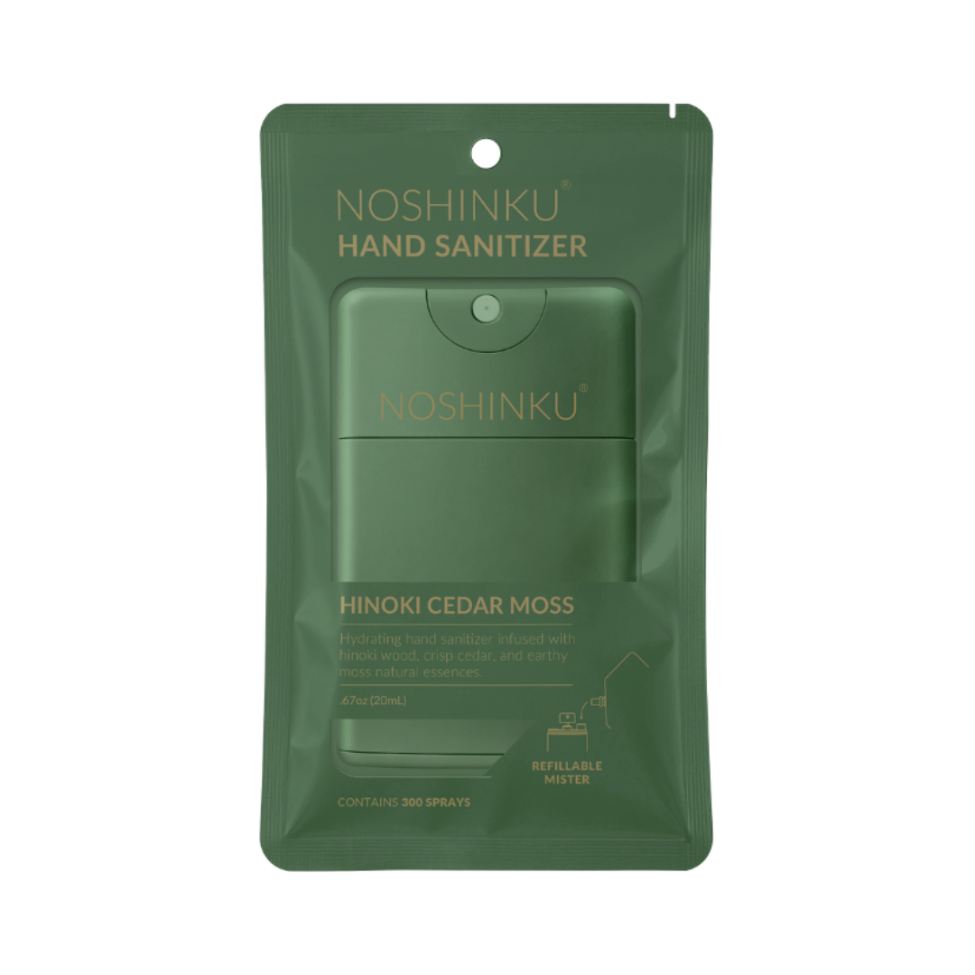 Refillable Hinoki Cedar Hand Sanitizer | Christmas Edition
