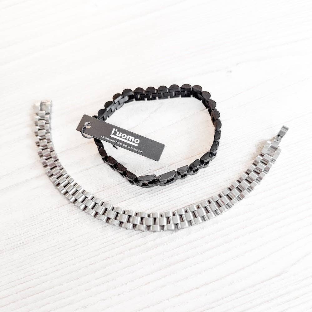 Matteo L'uomo Mens Collection Watch Band Bracelet