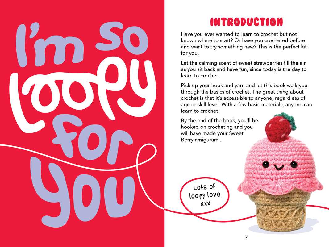 Sweet Berry: Crochet Book & Kit by