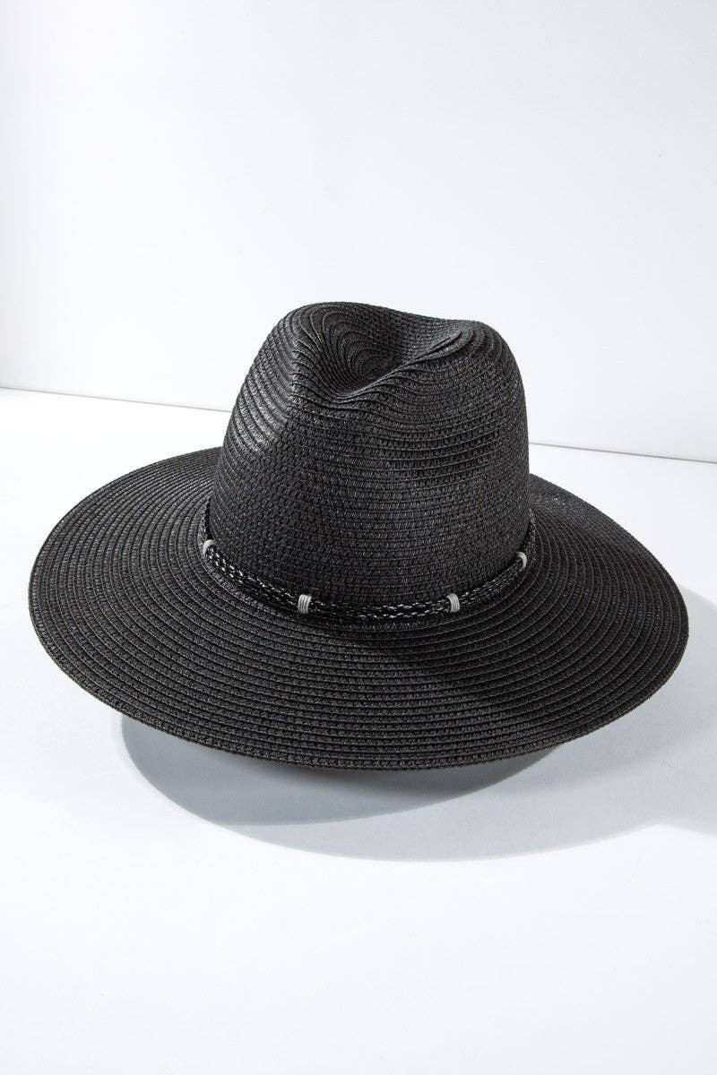 Braided Double Band Panama Hat