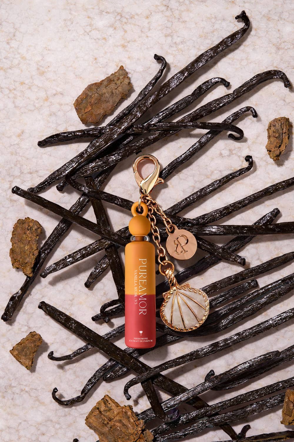 Vanilla Musk Pheromone Perfume Oil Keychain - 2ml Mini