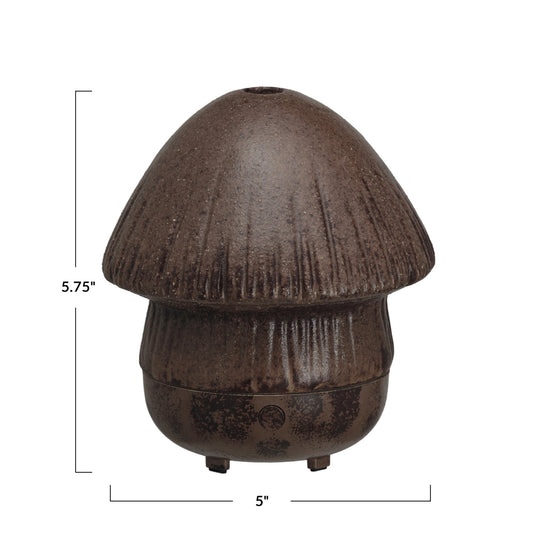 Textured Stoneware Oil Diffuser w/ Timer (Each One Will Vary)