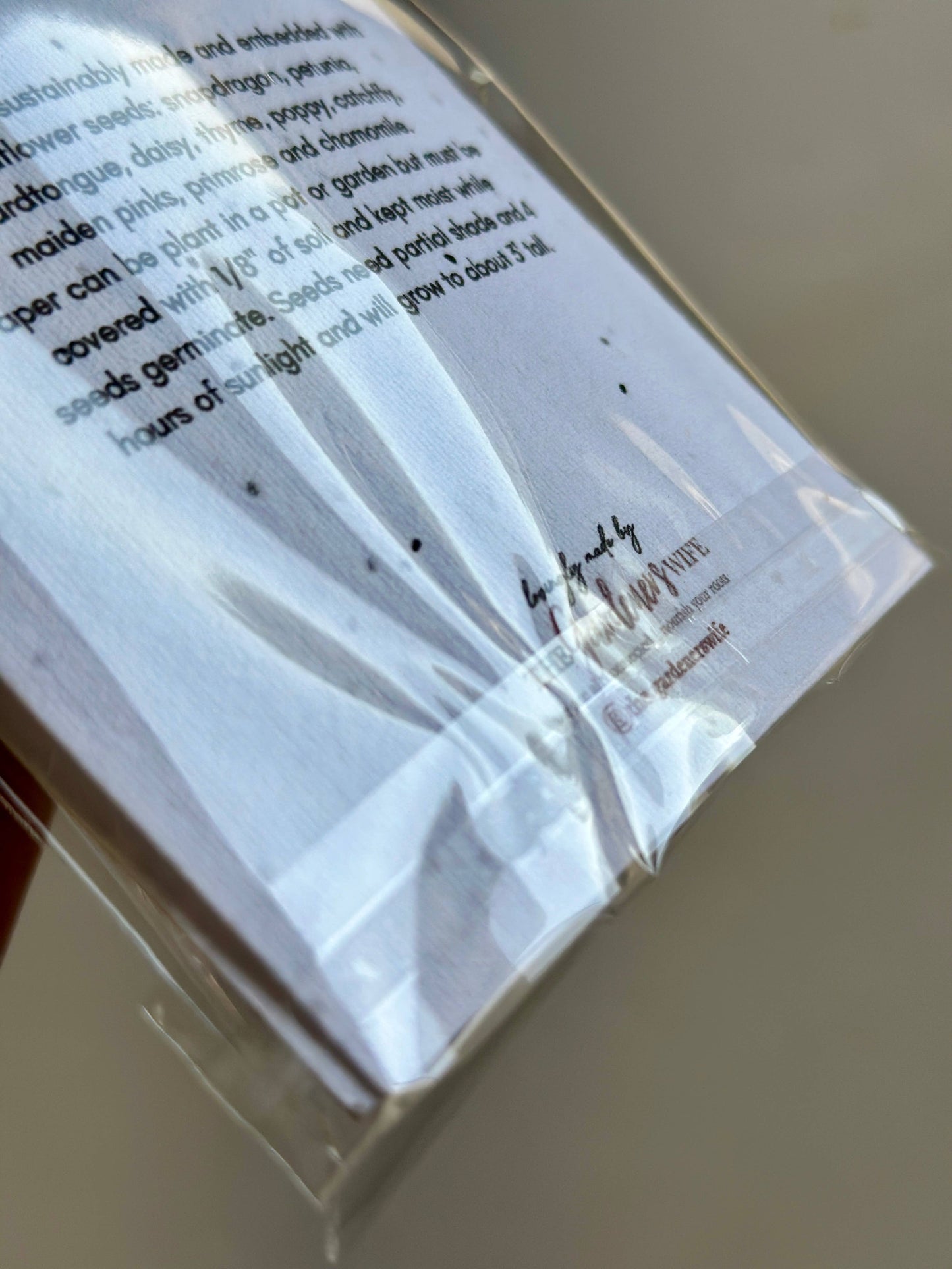 Wildflower Seed Card + Tiny Bouquet