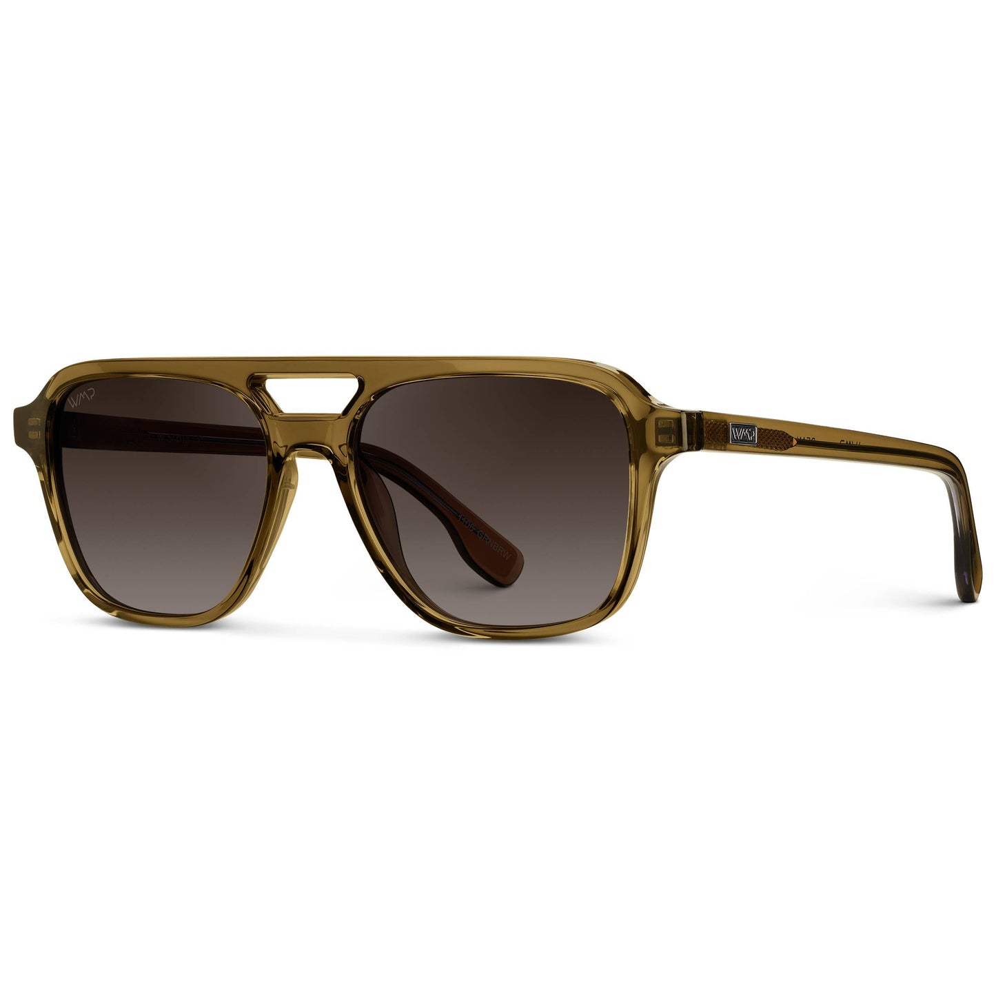 Dean - Men's Polarized Double Bridge Aviator Sunglasses