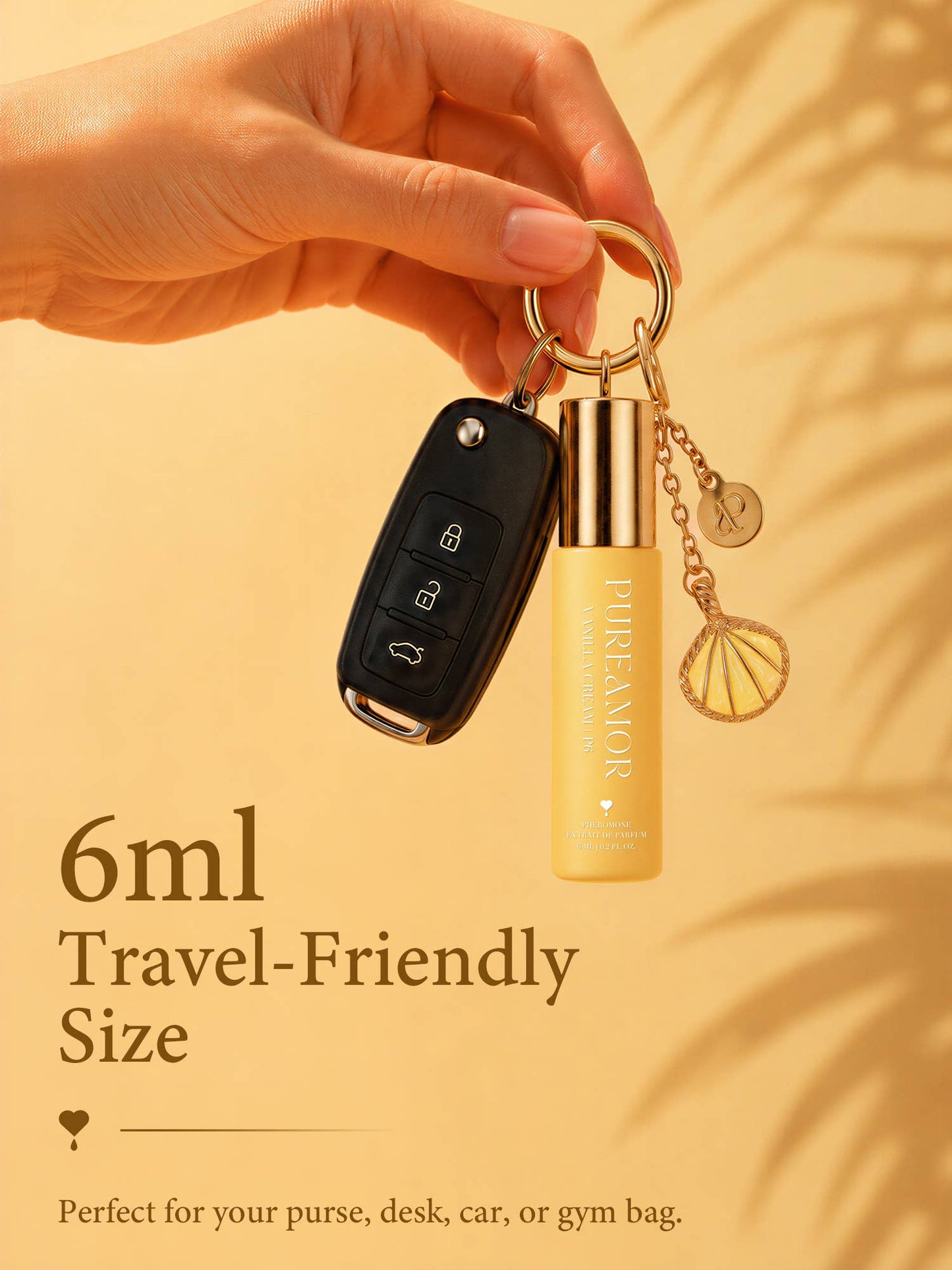 Vanilla Cream | Roll-on Pheromone Keychain Perfume - 6ml