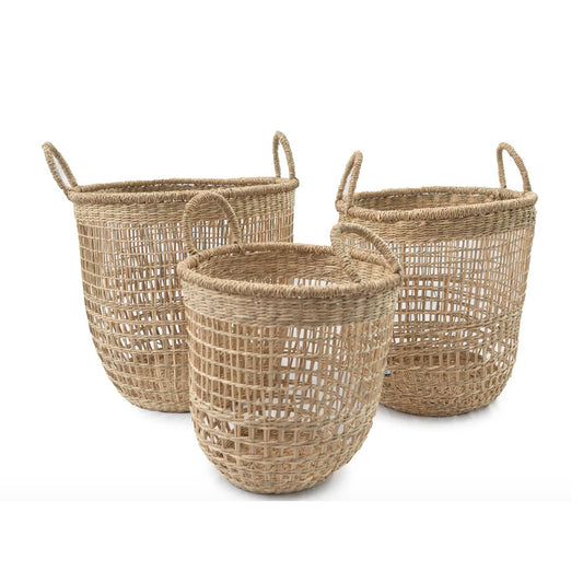 Open Weave Baskets - Assorted Sizes
