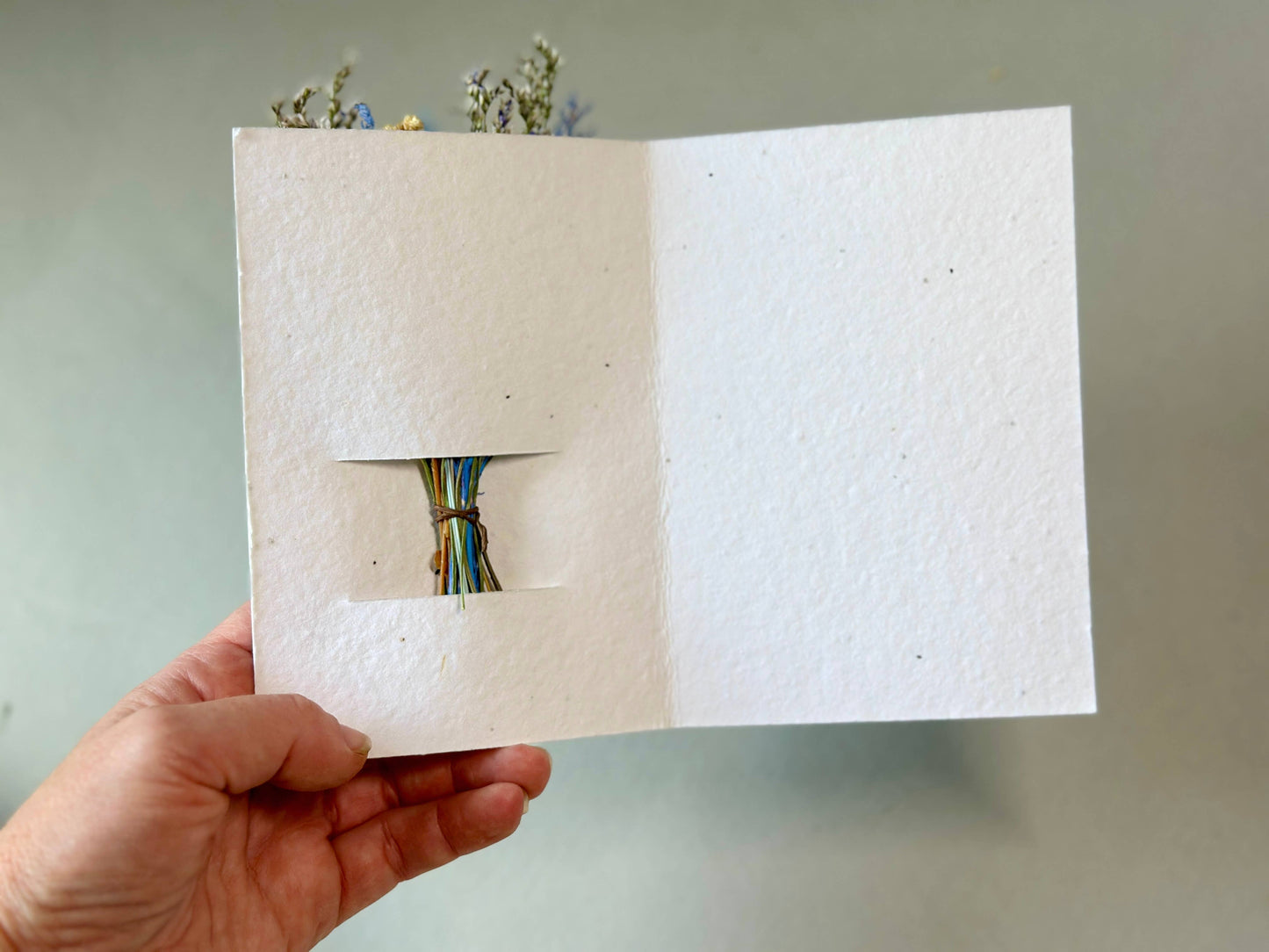 Wildflower Seed Card + Tiny Bouquet | Thankful