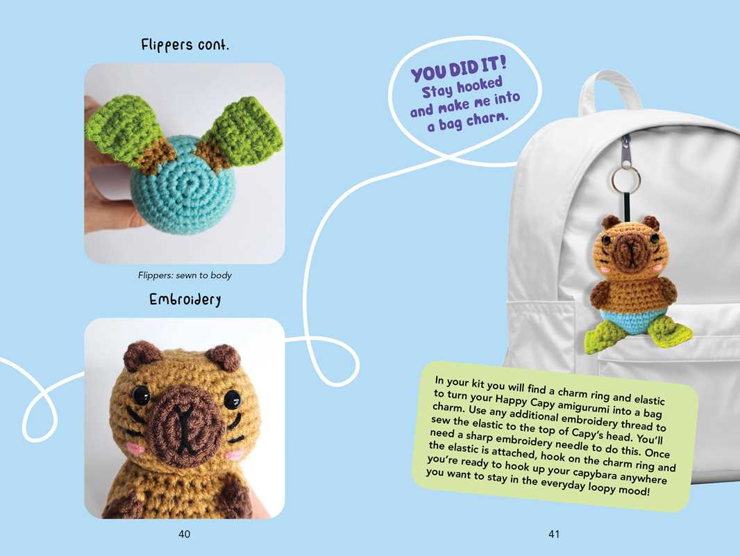 Happy Capy: Crochet Book & Kit by