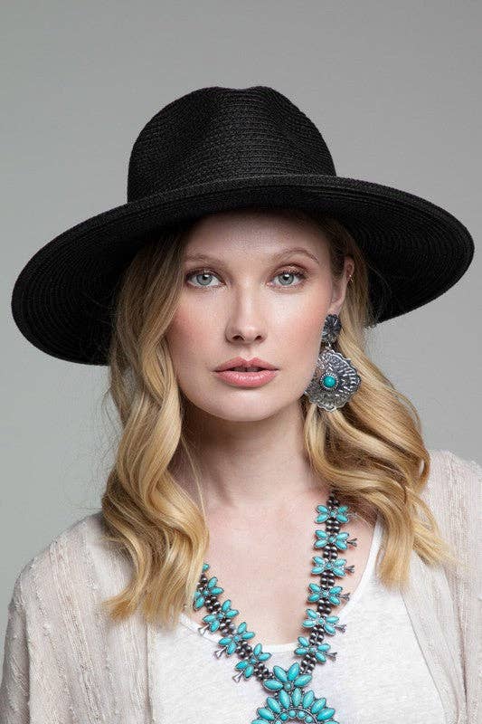 Panama Hat with Double Trim