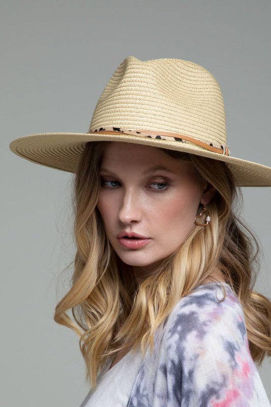 Panama Hat with Double Trim