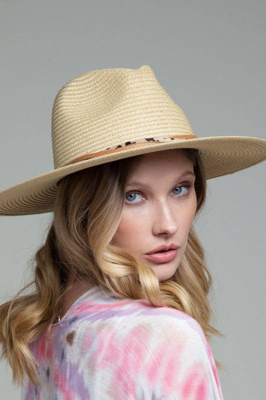Panama Hat with Double Trim