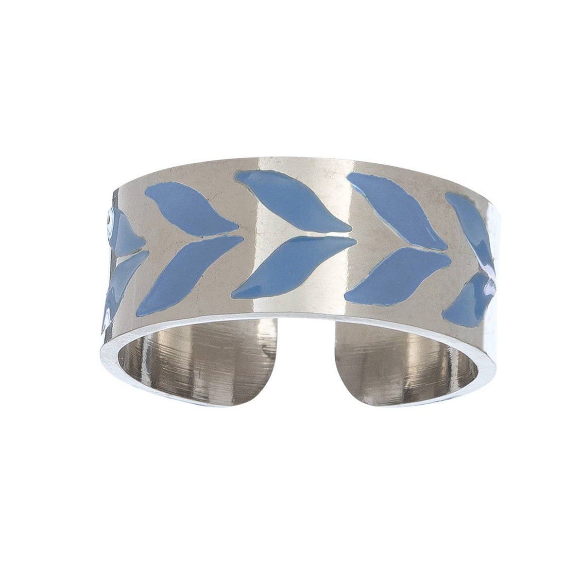 Hypoallergenic Stainless Steel Chevron Ring