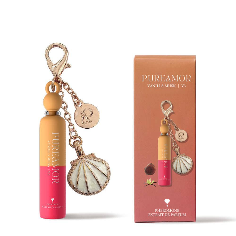 Vanilla Musk Pheromone Perfume Oil Keychain - 2ml Mini