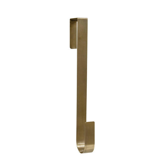 Gold Finish Metal Over Door Wreath Hanger