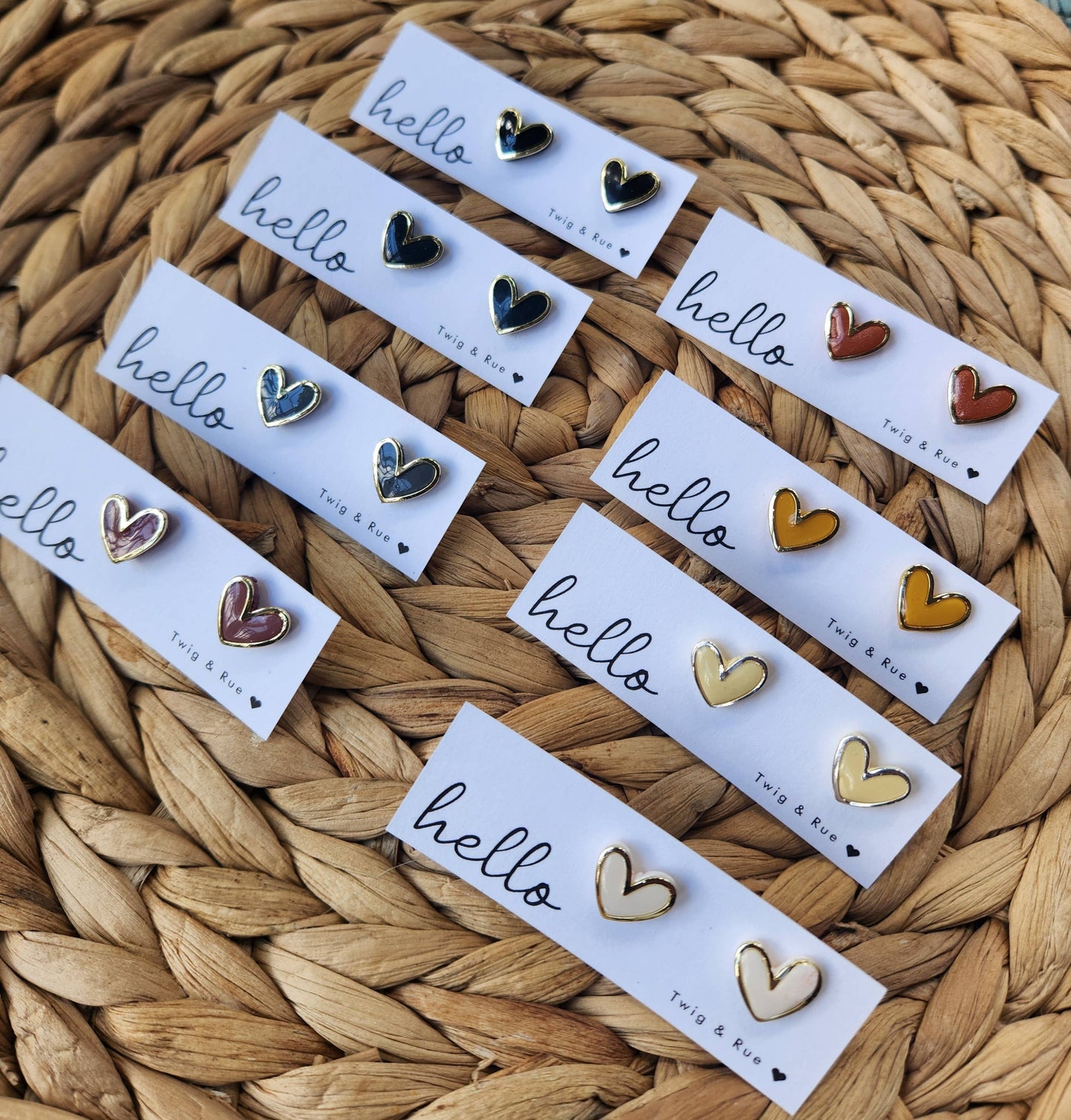 Gold Heart Slider Bracelet- 18k gold plated