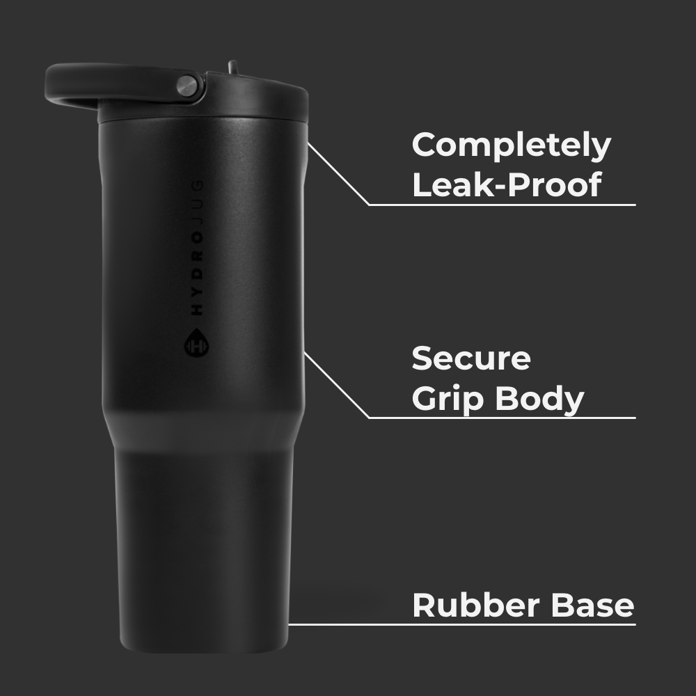 Black HydroJug 40 oz Sport Water Bottle