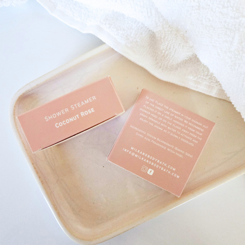 Coconut Rose | 2oz  Shower Steamers