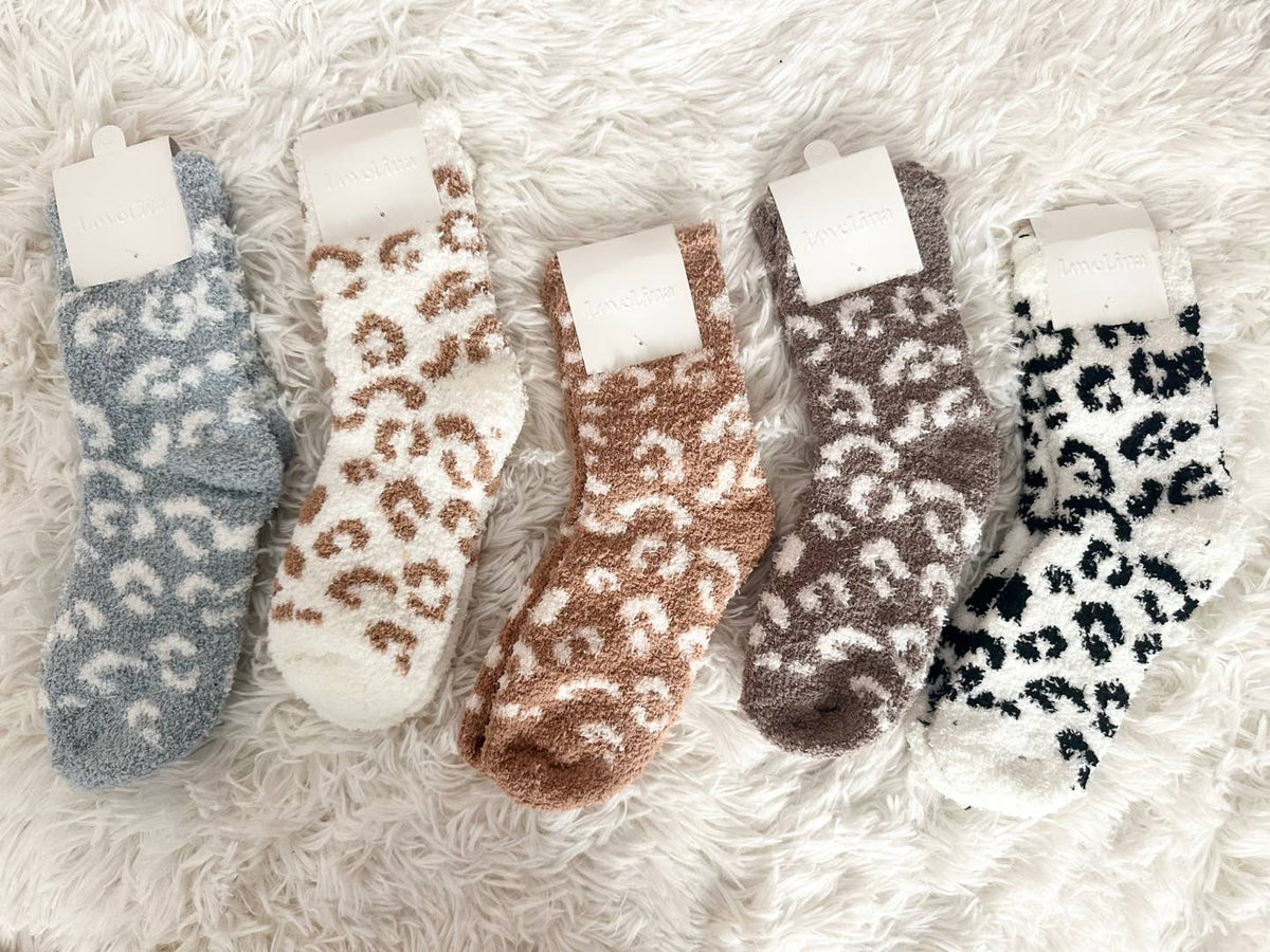 Leopard Print Socks for Women