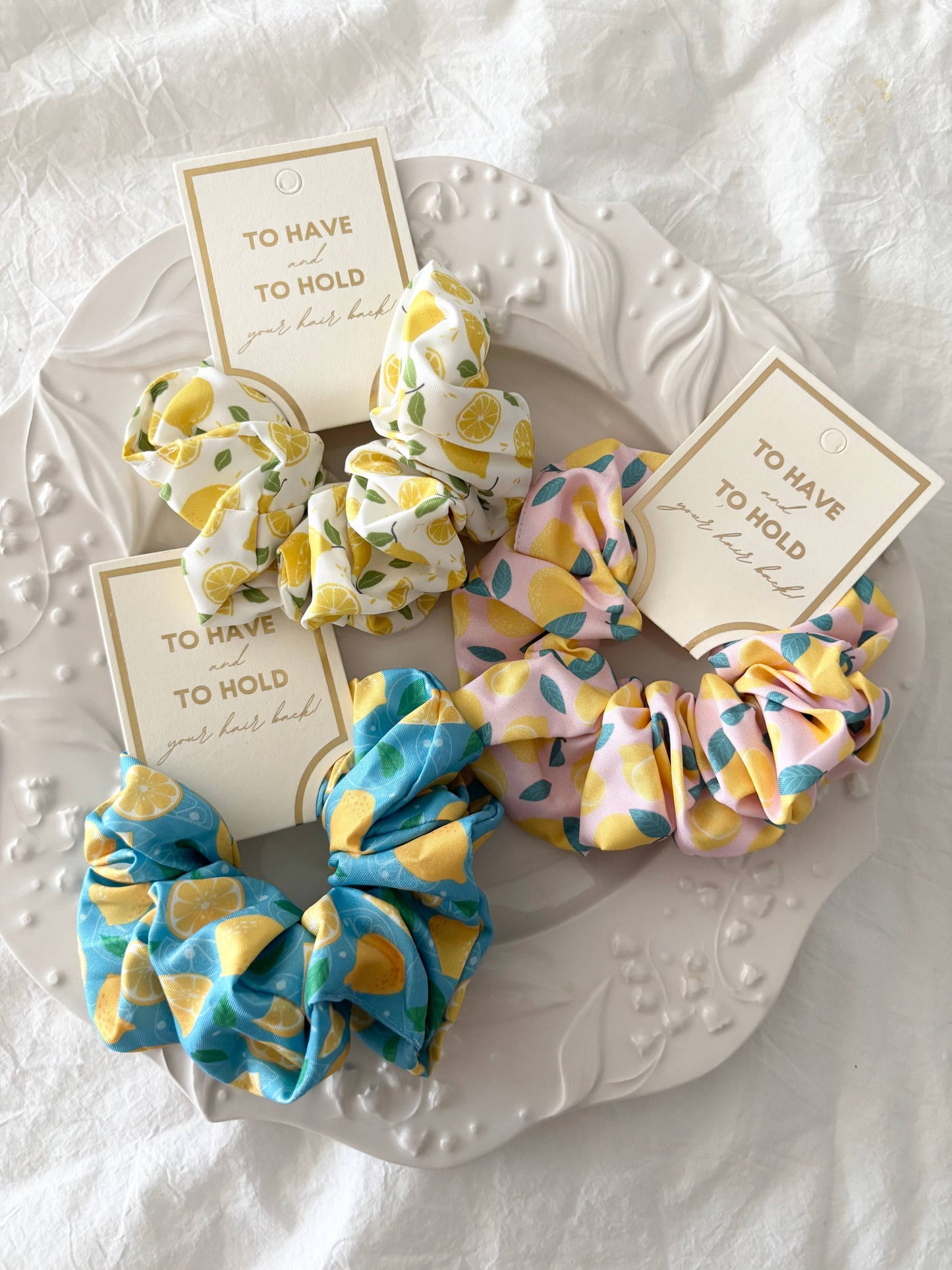 Summer Lemon Scrunchies (GANI)