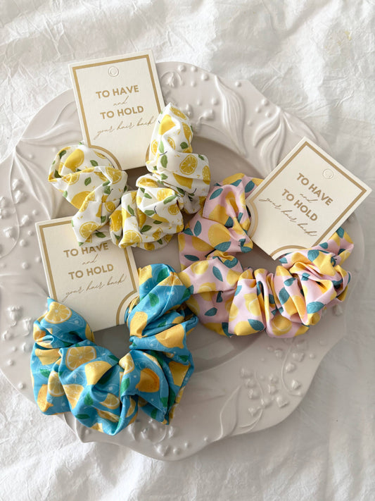Summer Lemon Scrunchies (GANI)