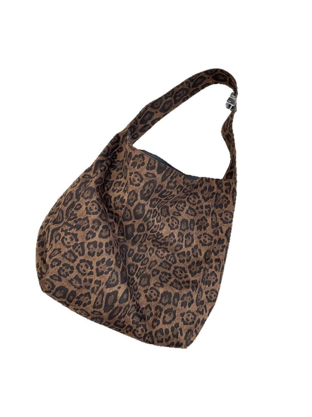Cosbai - Leopard Print Tote Shoulder Bag