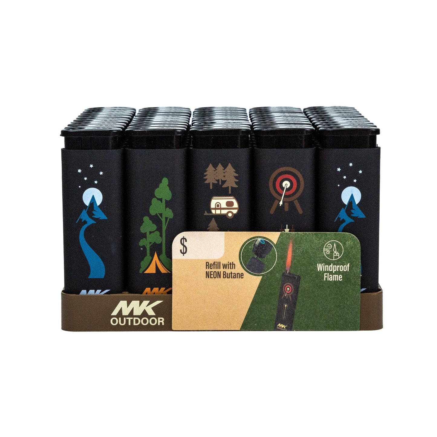 MK Lighter Outdoor Series, Alpine Set, Windproof Flame