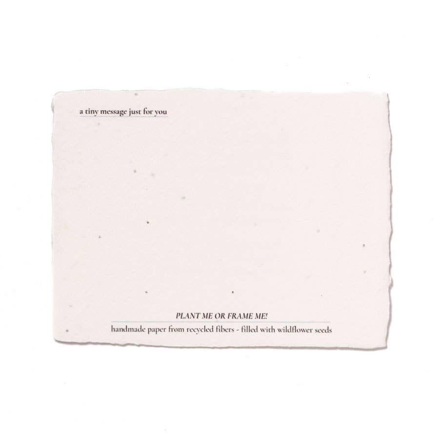 Exceptional Birthday: Plantable Flower Seeded Birthday Card