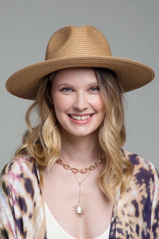 Panama Hat with Double Trim
