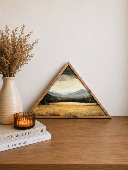Triangle Shelf Sign - Various Art Prints