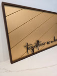 Together Is A Beautiful Place Sign - Bedroom Wall Decor
