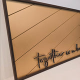 Together Is A Beautiful Place Sign - Bedroom Wall Decor