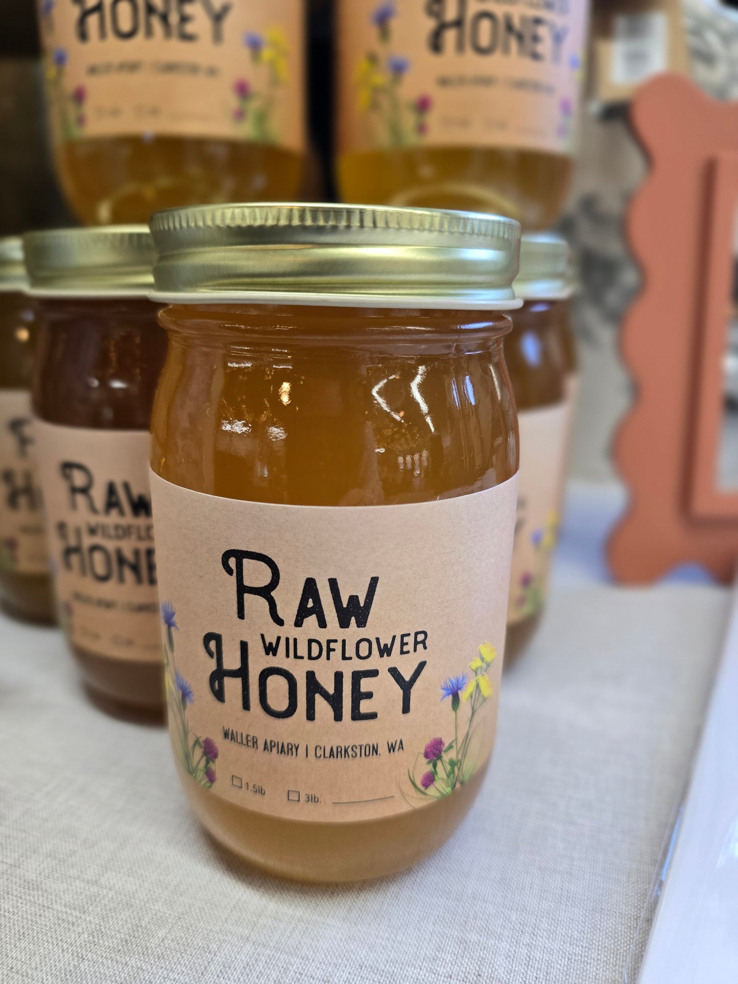 Pint - Raw Wildflower Honey