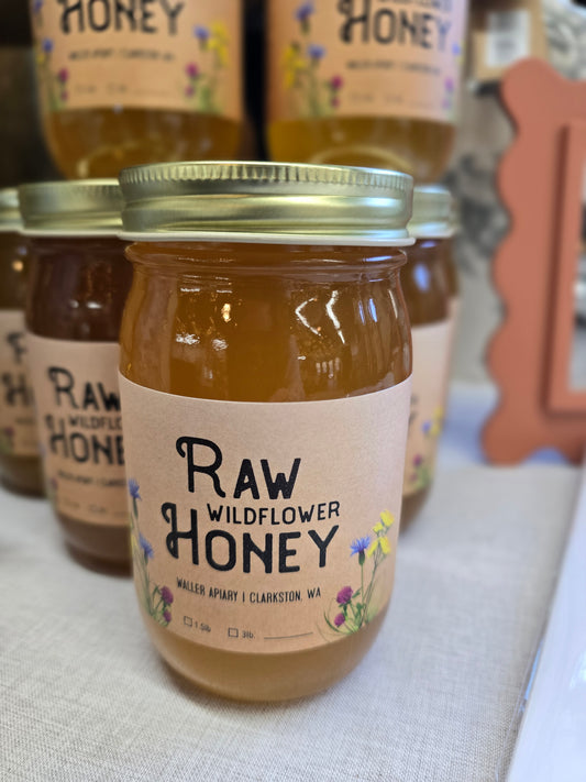 Pint - Raw Wildflower Honey
