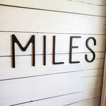 Custom Wood Name Sign