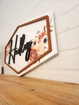 Floral Nursery Name Sign