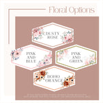 Floral Nursery Name Sign